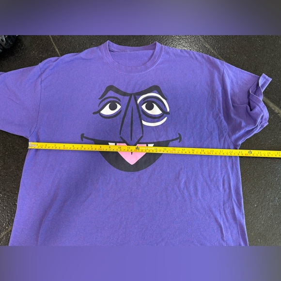 Sesame Street The Count-hahaha Face T-Shirt Adult - Picture 3 of 8